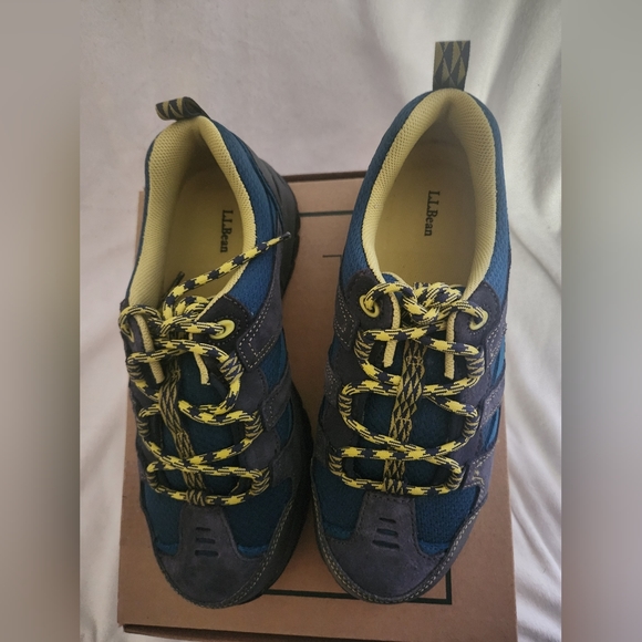 L.L. Bean Kids' Trail Model Low Hiker Shoes Youth Big Kid Sz 5 Twilight Blue NIB - Picture 2 of 10